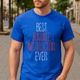 Best Karate Instructor Ever Martial Arts Teacher Sensei Men's Casual T-Shirt Royal Blue