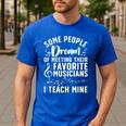 Best Music Teacher For Men Women Musician Band Piano Teacher Men's Casual T-Shirt Royal Blue Best Music Teacher For Men Women Musician Band Piano Teacher Men's Casual T-Shirt Royal Blue