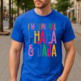 I Am Bilingual I Haha And Jaja Latina Latino Spanish Teacher Men's Casual T-Shirt Royal Blue I Am Bilingual I Haha And Jaja Latina Latino Spanish Teacher Men's Casual T-Shirt Royal Blue