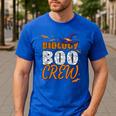 Biology Boo Crew Halloween Biology Teacher Matching For Men Women Kids Men's Casual T-Shirt Royal Blue