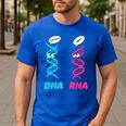 Biology Teacher DNA RNA Student Science Biologist Men Women Men's Casual T-Shirt Royal Blue