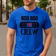 Boo Boo Crew First Aid School Nurse Day Care Teacher Men's Casual T-Shirt Royal Blue Boo Boo Crew First Aid School Nurse Day Care Teacher Men's Casual T-Shirt Royal Blue