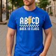 Boys Girls Teachers Rock Back To School ABCD Back In Class Men's Casual T-Shirt Royal Blue Boys Girls Teachers Rock Back To School ABCD Back In Class Men's Casual T-Shirt Royal Blue