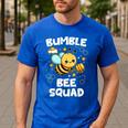 Bumble Bee Squad Honey Bumblebee Teacher Team Group Men's Casual T-Shirt Royal Blue Bumble Bee Squad Honey Bumblebee Teacher Team Group Men's Casual T-Shirt Royal Blue