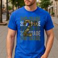 Camo Team 2nd Grade Squad Back To School Teacher Kids Boys Men's Casual T-Shirt Royal Blue