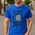 You Cannot Scare Me I'm A Middle School Teacher Halloween Men's Casual T-Shirt Royal Blue You Cannot Scare Me I'm A Middle School Teacher Halloween Men's Casual T-Shirt Royal Blue