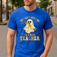 You Can't Scare Me I'm A Math Teacher Halloween Ghost Groovy Men's Casual T-Shirt Royal Blue You Can't Scare Me I'm A Math Teacher Halloween Ghost Groovy Men's Casual T-Shirt Royal Blue