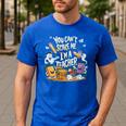 You Can't Scare Me I'm A Teacher Cool Math Teacher Halloween Men's Casual T-Shirt Royal Blue You Can't Scare Me I'm A Teacher Cool Math Teacher Halloween Men's Casual T-Shirt Royal Blue