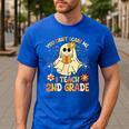 You Can't Scare Me I Teach 2nd Grade Halloween Teacher Ghost Men's Casual T-Shirt Royal Blue You Can't Scare Me I Teach 2nd Grade Halloween Teacher Ghost Men's Casual T-Shirt Royal Blue