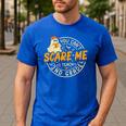 You Can't Scare Me I Teach 2nd Grade Teacher Halloween Ghost Men's Casual T-Shirt Royal Blue You Can't Scare Me I Teach 2nd Grade Teacher Halloween Ghost Men's Casual T-Shirt Royal Blue