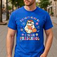 You Can't Scare Me I Teach Preschool Teacher Team Halloween Men's Casual T-Shirt Royal Blue You Can't Scare Me I Teach Preschool Teacher Team Halloween Men's Casual T-Shirt Royal Blue
