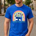 Career In Modeling AAC Teacher SLP SPED Communication Autism Men's Casual T-Shirt Royal Blue Career In Modeling AAC Teacher SLP SPED Communication Autism Men's Casual T-Shirt Royal Blue