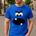 Carrot Teacher Matching Halloween Costume Men's Casual T-Shirt Royal Blue