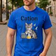 Cation Shirt Cat Science Chemistry Teacher Chemist Pun Men's Casual T-Shirt Royal Blue Cation Shirt Cat Science Chemistry Teacher Chemist Pun Men's Casual T-Shirt Royal Blue