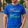Chemist Science Teacher Student Chemistry Men's Casual T-Shirt Royal Blue