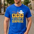 Chemistry Boo The Element Of Surprise Science Teacher Men's Casual T-Shirt Royal Blue Chemistry Boo The Element Of Surprise Science Teacher Men's Casual T-Shirt Royal Blue