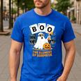 Chemistry Boo Ghost Element Of Surprise Science Teacher Tee Men's Casual T-Shirt Royal Blue