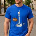 Chemistry Burner Science Lover Biology Chemistry Teacher Men's Casual T-Shirt Royal Blue