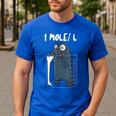 Chemistry Chemist Student Science Teacher Mole Men's Casual T-Shirt Royal Blue Chemistry Chemist Student Science Teacher Mole Men's Casual T-Shirt Royal Blue