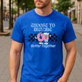 Choose To Include Special Education Teacher Autism Awareness Men's Casual T-Shirt Royal Blue