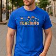 Christian Teacher Teaching Is My Ministry Faith Bible Verse Men's Casual T-Shirt Royal Blue Christian Teacher Teaching Is My Ministry Faith Bible Verse Men's Casual T-Shirt Royal Blue