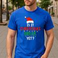 Is It Christmas Break Yet Teacher Xmas Winter Saying Men's Casual T-Shirt Royal Blue Is It Christmas Break Yet Teacher Xmas Winter Saying Men's Casual T-Shirt Royal Blue