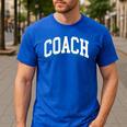 Coach Trainer Instructor Teacher Men's Casual T-Shirt Royal Blue Coach Trainer Instructor Teacher Men's Casual T-Shirt Royal Blue