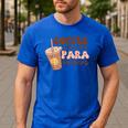 Coffee Gives Me Para Powers Parapro Teacher Squad Men's Casual T-Shirt Royal Blue Coffee Gives Me Para Powers Parapro Teacher Squad Men's Casual T-Shirt Royal Blue