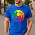 Color Wheel Palette Shirt Artist Painter Art Teacher Tshirt Men's Casual T-Shirt Royal Blue Color Wheel Palette Shirt Artist Painter Art Teacher Tshirt Men's Casual T-Shirt Royal Blue