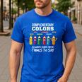 Complementary Colors Pun Artist Art Teacher T-Shirt Men's Casual T-Shirt Royal Blue Complementary Colors Pun Artist Art Teacher T-Shirt Men's Casual T-Shirt Royal Blue