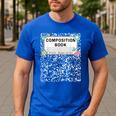 Composition Book Notebook Teachers Matching Group Halloween Men's Casual T-Shirt Royal Blue Composition Book Notebook Teachers Matching Group Halloween Men's Casual T-Shirt Royal Blue