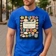 Composition Notebook Costume Teacher Matching Halloween Book Men's Casual T-Shirt Royal Blue