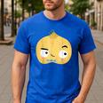 The Cool Bean Good Egg Teacher Halloween Costume Food Group Men's Casual T-Shirt Royal Blue The Cool Bean Good Egg Teacher Halloween Costume Food Group Men's Casual T-Shirt Royal Blue