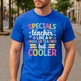 Cool Specials Teacher Specials Team Specials Squad Men's Casual T-Shirt Royal Blue