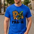 Cute Camo Pre K Back To School Teacher Kid Preschool Men's Casual T-Shirt Royal Blue Cute Camo Pre K Back To School Teacher Kid Preschool Men's Casual T-Shirt Royal Blue