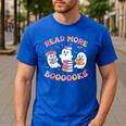 Cute Ghost Book Read More Books Teachers Halloween Men's Casual T-Shirt Royal Blue Cute Ghost Book Read More Books Teachers Halloween Men's Casual T-Shirt Royal Blue