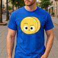 Cute Good Egg Teacher Halloween Costume Group The Big Cheese Men's Casual T-Shirt Royal Blue