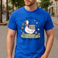 Cute Goose It's A Beautiful Day To Teach 1st Grade Teacher Men's Casual T-Shirt Royal Blue Cute Goose It's A Beautiful Day To Teach 1st Grade Teacher Men's Casual T-Shirt Royal Blue