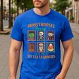 Cute Halloween Teacher Men's Casual T-Shirt Royal Blue Cute Halloween Teacher Men's Casual T-Shirt Royal Blue