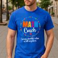 Cute Math Coach Teacher Mathematical Nerd School Men's Casual T-Shirt Royal Blue Cute Math Coach Teacher Mathematical Nerd School Men's Casual T-Shirt Royal Blue