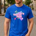Cute Teacher's Aide Shirt 80's 90's Back To School For Men Women Men's Casual T-Shirt Royal Blue
