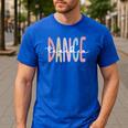 Dance Teacher Appreciation Dance Instructor Dancing Teacher Men's Casual T-Shirt Royal Blue