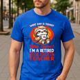 What Day Is Today Retired Special Education Teacher Men's Casual T-Shirt Royal Blue What Day Is Today Retired Special Education Teacher Men's Casual T-Shirt Royal Blue