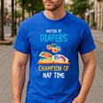 Daycare Provider Master Of Diapers Childcare Teacher Men's Casual T-Shirt Royal Blue Daycare Provider Master Of Diapers Childcare Teacher Men's Casual T-Shirt Royal Blue