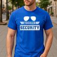 Daycare Provider Toddler Security Childcare Worker Teacher For Men Women Kids Men's Casual T-Shirt Royal Blue