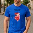 Digestive System Anatomy Anatomical Biology Teacher Men Women Men's Casual T-Shirt Royal Blue