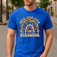 Director One Thankful Fall Teacher Women Life Men's Casual T-Shirt Royal Blue Director One Thankful Fall Teacher Women Life Men's Casual T-Shirt Royal Blue