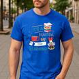 Disney Minnie Mouse Beautiful Day For Learning Teacher's Day Men's Casual T-Shirt Royal Blue Disney Minnie Mouse Beautiful Day For Learning Teacher's Day Men's Casual T-Shirt Royal Blue