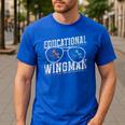 Educational Wingman Assisting Teacher Teaching Assistant Men's Casual T-Shirt Royal Blue Educational Wingman Assisting Teacher Teaching Assistant Men's Casual T-Shirt Royal Blue