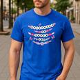 Enchanted To Teach You Bracelet Teacher Back To School Men's Casual T-Shirt Royal Blue